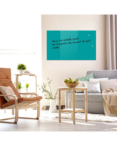 Glasmagnettafel Smaragdgrünes Glas Magnetisches Whiteboard Home Smatab®