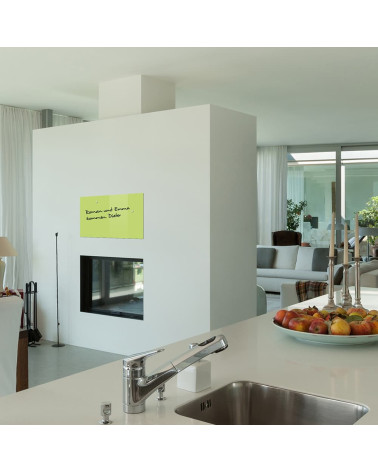 Glasmagnettafel Grünes Pistazienglas Magnetisches Whiteboard Home Smatab®