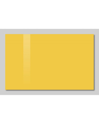 Glasmagnettafel Gelbes exotisches Glas Smatab® Arbeits- und Büro-Whiteboard