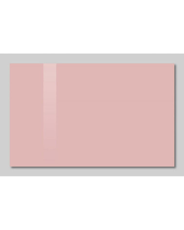 Glasmagnettafel rosa fleischfarbene Glas-Magnettafel für die Küche Smatab®