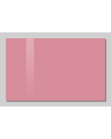 Glasmagnettafel Magnetische Küchentafel Smatab® aus rosa Perlenglas