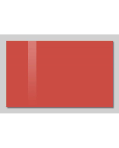 Glasmagnettafel Magnetisches Whiteboard aus rotem Korallenglas Home Smatab®