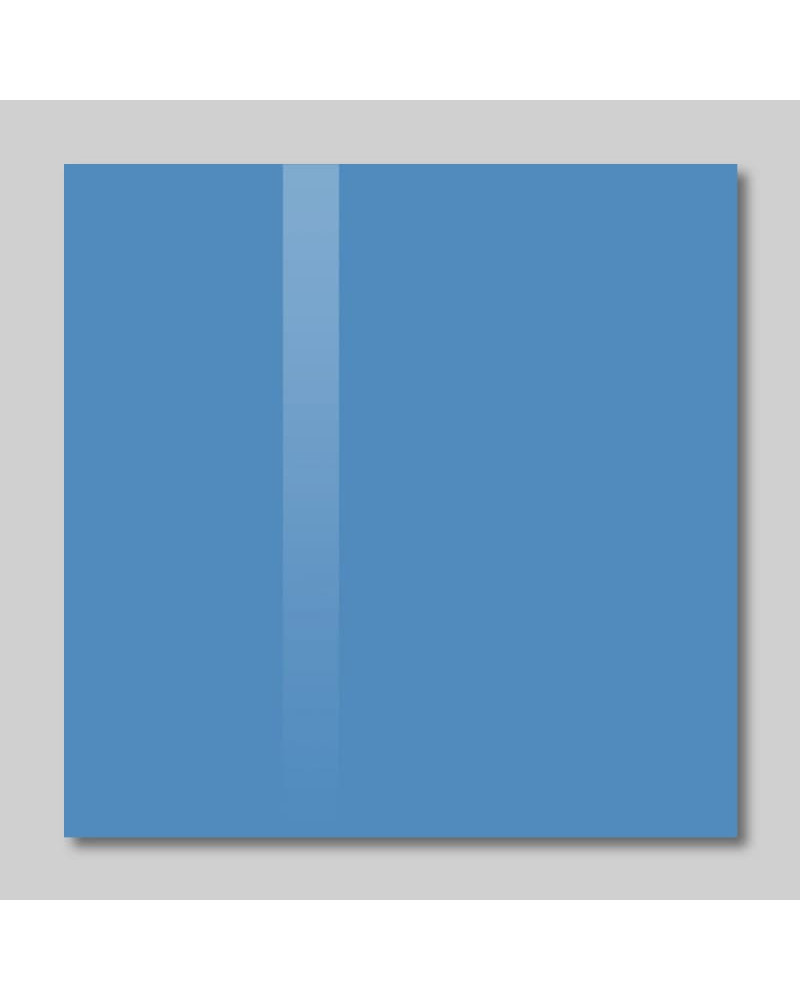 Glasmagnettafel Smatab® blau coeline Glasarbeitsplatte und Whiteboard für das Büro