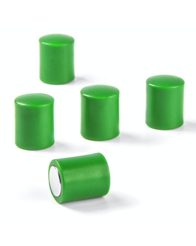 Büromagnet rund OF-2 Kunststoff grün, 10er-Satz